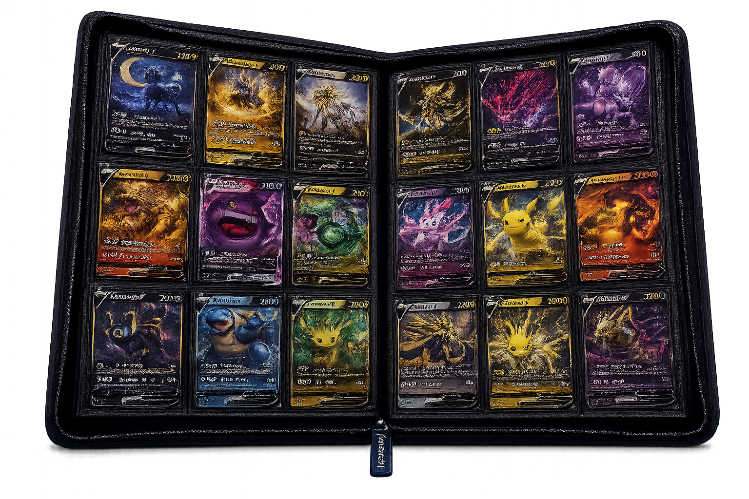 DeckNest Premium Binder Open